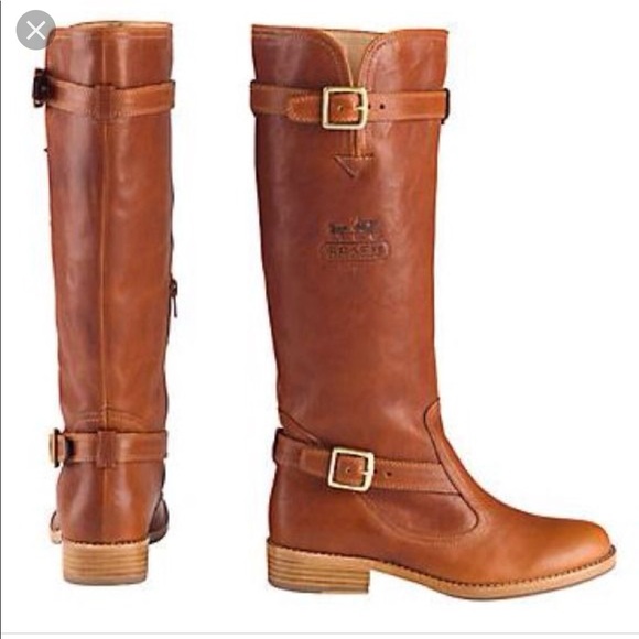 SOLD- Coach Leather Riding Boots! - Picture 1 of 7